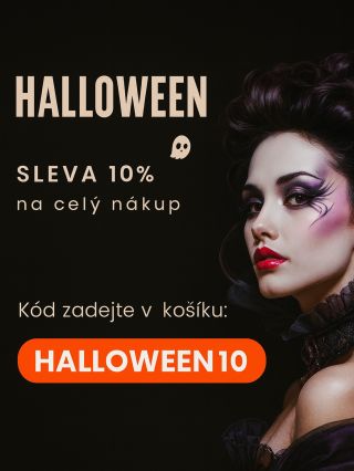 🎃 HALLOWEEN SLEVA 10 % 👻 Oslav Halloween se slevou na celý nákup! Stačí při objednávce zadat kód HALLOWEEN10 a získáš 10%...
