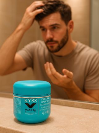 🔥✨ Perfektní styling bez kompromisů! Nový Young KYSS vosk ti zajistí extra silnou fixaci (stupeň 4) a lesk, který vydrží....