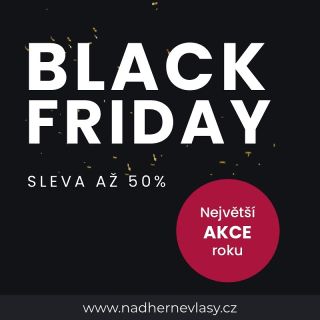 ✨ Black Friday na nadhernevlasy.cz ✨ POUZE NA E-SHOPU Tenhle týden jsme pro vás jen na e-shopu připravili krásné slevy až...